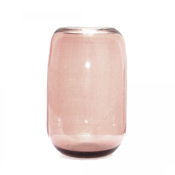jarron vidrio soplado trieste palo de rosa